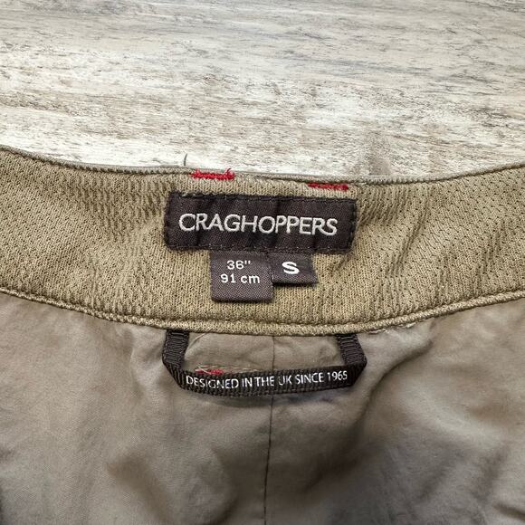 Craghoppers Nosilife Shorts Insect Shield Green Mens S Outdoor Hiking Cargo - Picture 4 of 14